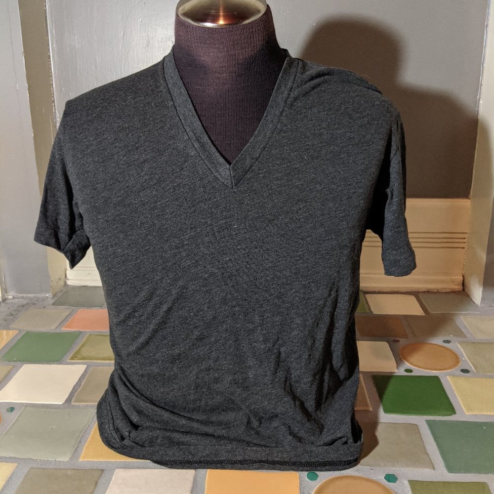 Men's American Apparel 50/50 Shirt Charcoal Gray M